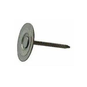 Stinger 00127072 0127072 Cap Nail, 1-1/4 in L, Flat Head, 12 ga Gauge, Steel Electro-Galvanized