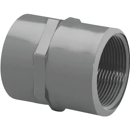 8213052 Pipe Adapter, 1 in, Slip Joint x Female Threaded, PVC, SCH 80 Schedule 8213052 Pipe Adapter, 1 in, Slip Joint x Female Threaded, PVC, SCH 80 Schedule