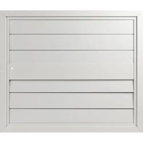 Automatic Fan Shutter, Aluminum, Enamel