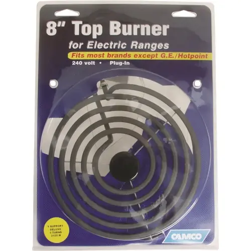 Camco USA Universal Deluxe Top Burner, 240 V, 2100 W, Plug Camco USA Universal Deluxe Top Burner, 240 V, 2100 W, Plug