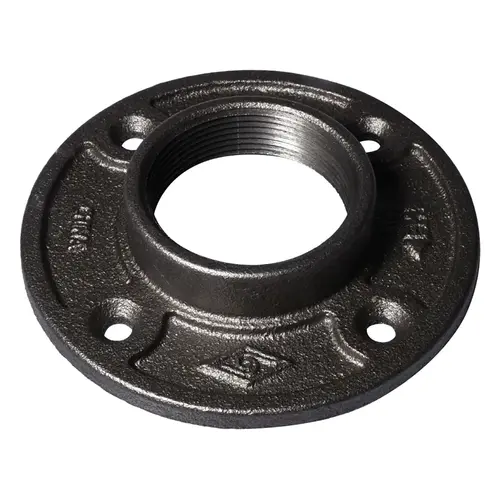 Floor Flange, 2 in, 5.2 in Dia Flange, FIP, 4-Bolt Hole, 0.31 inch (8 mm) Dia Bolt Hole