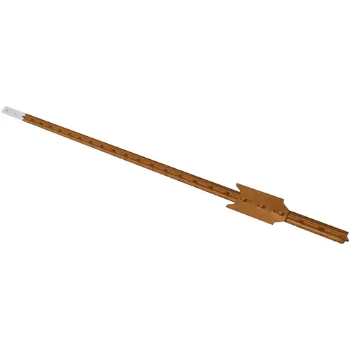 T-Post, 6 ft H, Steel, Orange/Silver - pack of 5