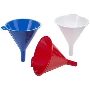 Arrow Plastic 12302-XCP6 Funnel, 16 oz Capacity, Large Spout, Plastic - pack of 6