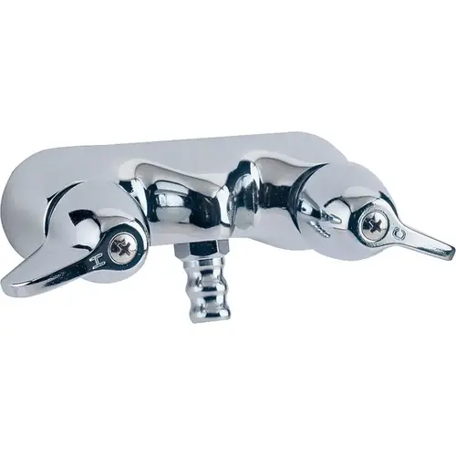 Bath Faucet, 2-Faucet Handle, Lever Handle, Brass, Chrome Plated, Wall Mounting, Round Spout Bath Faucet, 2-Faucet Handle, Lever Handle, Brass, Chrome Plated, Wall Mounting, Round Spout