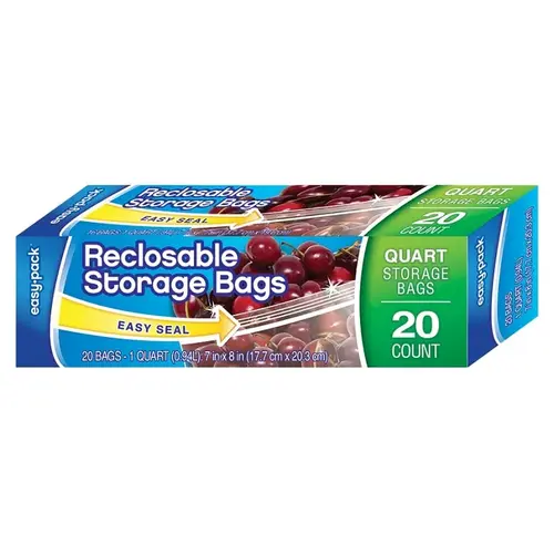 Storage Bag, 1 qt Capacity Storage Bag, 1 qt Capacity