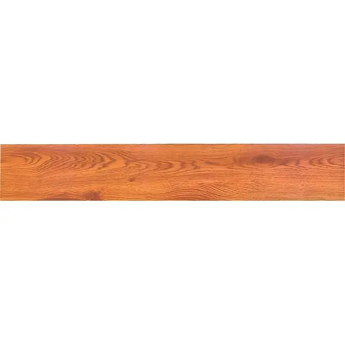 Vinyl Self-Adhesive Floor Tile, 36 in L Tile, 6 in W Tile, Square Edge, Oak Plank - pack of 20