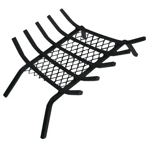 27'' Fireplace Grate, 5-Bar, Steel/Wrought Iron Black 27'' Fireplace Grate, 5-Bar, Steel/Wrought Iron Black