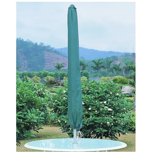 Furniture Cover, 60 in L, 6 Dia Top x 11 Dia Bottom in W, 60 in H, Vinyl, Green