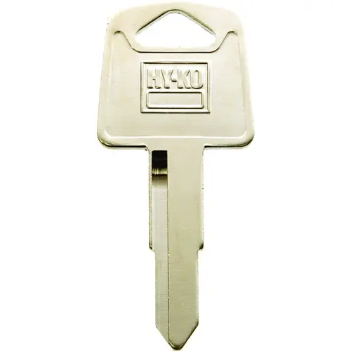 Hy-Ko Key Blank, Brass, Nickel, For: Honda's Motorcycle, HD75 Key Number Hy-Ko Key Blank, Brass, Nickel, For: Honda's Motorcycle, HD75 Key Number