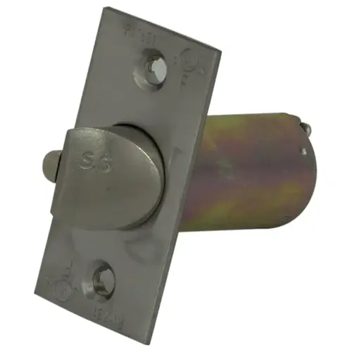 Mortise-In Door Latch, 13 in L, Metal/Stainless Steel Mortise-In Door Latch, 13 in L, Metal/Stainless Steel