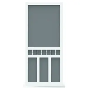 Screen Tight WAC36HD Waccamaw 36 In. W x 80 In. H x 1 In. Thick White Vinyl Screen Door