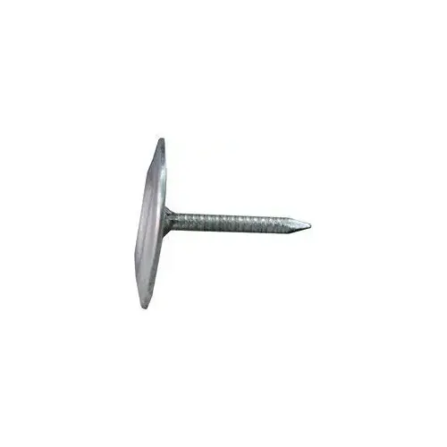 0127042 Cap Nail, 7/8 in L, Flat Head, 12 ga Gauge, Steel Electro-Galvanized