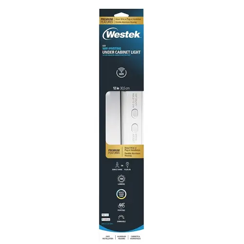 Pro Pivot Wi-Fi Under Cabinet Strip Light, 120 VAC, 9 W, LED Lamp, 700 Lumens