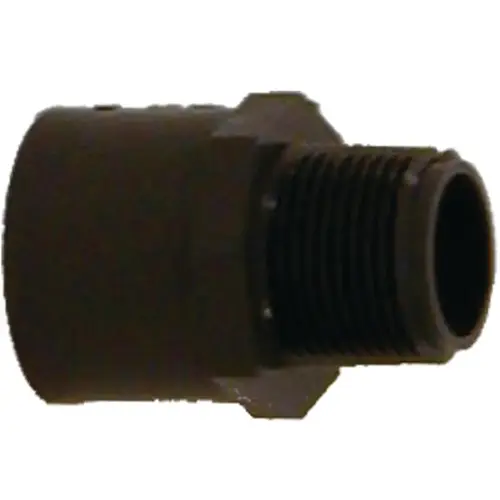 8213178 Pipe Adapter, 1 in, Slip Joint x Male Threaded, PVC, SCH 80 Schedule 8213178 Pipe Adapter, 1 in, Slip Joint x Male Threaded, PVC, SCH 80 Schedule