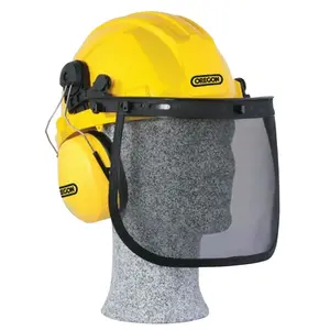 Oregon 563474 Helmet/Visor Safety Combo Chain Saw, ABS Shell Yellow