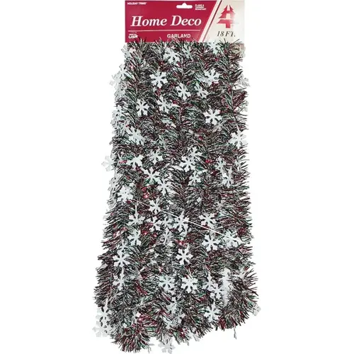 Snowflakes Christmas Garland, 18 in L Snowflakes Christmas Garland, 18 in L