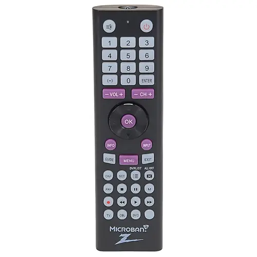 Universal Remote with Microban Technology, Alkaline Battery Universal Remote with Microban Technology, Alkaline Battery