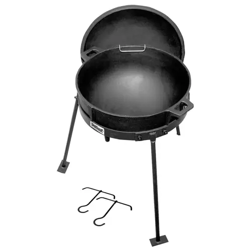 Jambalaya Kettle, Cast Iron Black