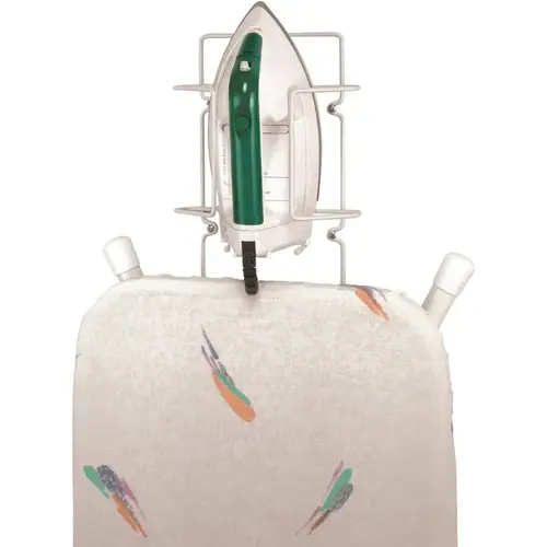 Ironing Caddy, Steel, White, 7-1/2 in W, 5-1/2 in D, 7-1/2 in H - pack of 6 Ironing Caddy, Steel, White, 7-1/2 in W, 5-1/2 in D, 7-1/2 in H - pack of 6