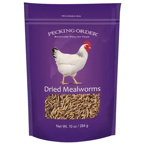 Chicken Mealworm Treat, 10 oz Bag Chicken Mealworm Treat, 10 oz Bag