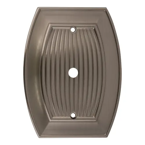 11-3/5" X 6-3/10" Wall Plate 1 Cable Satin Nickel 11-3/5" X 6-3/10" Wall Plate 1 Cable Satin Nickel