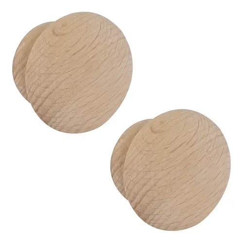 Wooden Mushroom Wooden Cabinet Knob 1-1/2" Diameter For Kitchen And Cabinet Hardwar - 2 per pack x32 packs Wooden Mushroom Wooden Cabinet Knob 1-1/2" Diameter For Kitchen And Cabinet Hardwar - 2 per pack x32 packs