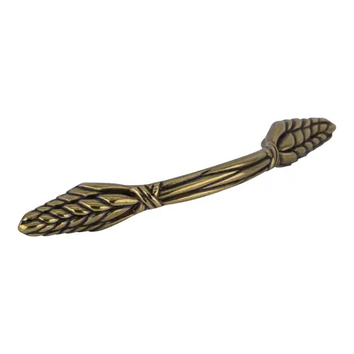 Natural Elegance Leaf Style Curved Cabinet Pull Handle 3" Center To Center Natural Elegance Leaf Style Curved Cabinet Pull Handle 3" Center To Center