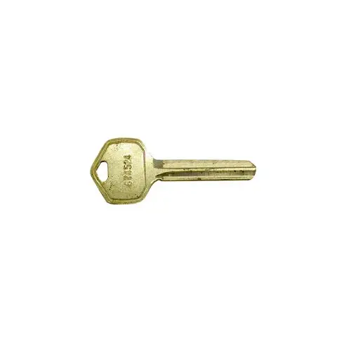SFIC Key Blank, Plain Both Sides, B Keyway