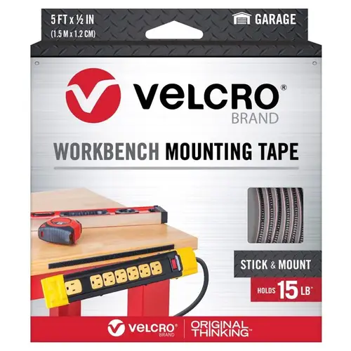 Workbench Mounting Tape Large Foam 60" L Black