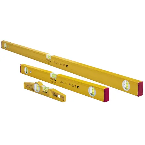 Level Set Aluminum Magnetic Type 80 AS M-2 3 vial Yellow