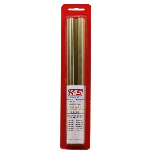 Brass Tube 12" L Round Mill Brass Tube 12" L Round Mill