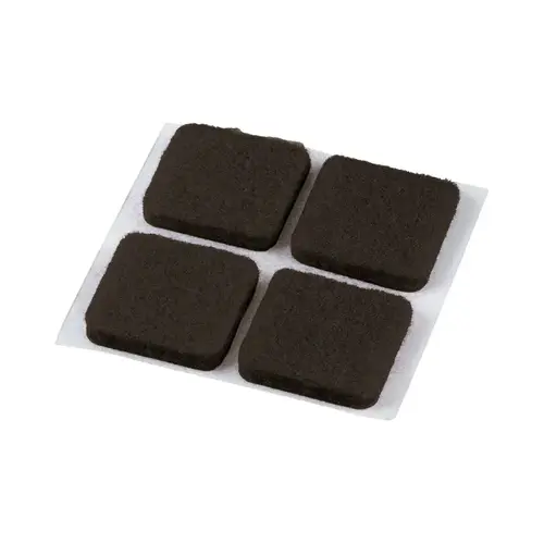 Pad Felt Self Adhesive Brown Square Brown Pad Felt Self Adhesive Brown Square Brown