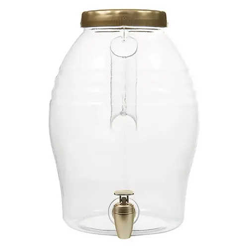 Beverage Dispenser 1.5 gal Clear Plastic Clear - pack of 2 Beverage Dispenser 1.5 gal Clear Plastic Clear - pack of 2