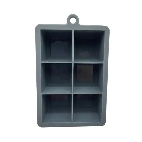 Big Ice Cube Trays Gray Silicone Gray
