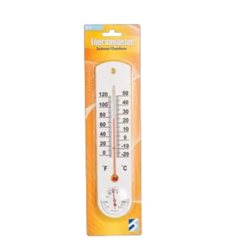 Hygrometer/Thermometer EZRead Plastic White White Hygrometer/Thermometer EZRead Plastic White White