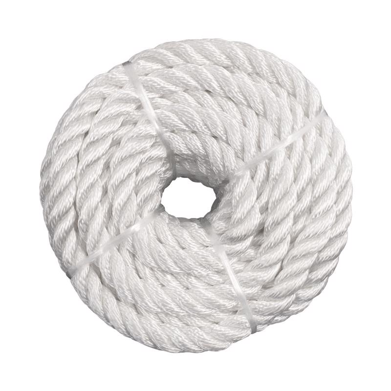 Koch 5211235 Rope 3/8" D X 50 ft. L White Twisted Nylon White