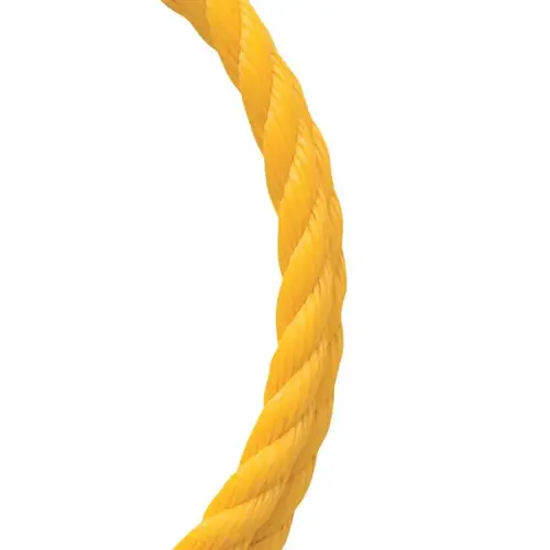 Rope 1/4" D X 100 ft. L Yellow Twisted Polypropylene Yellow