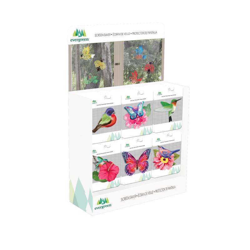 Meadow Creek ZAC47M3118 Outdoor Decoration Assorted Metal 4.25" H Screen Savers Assorted