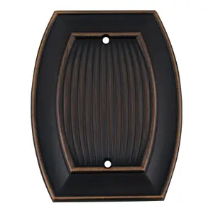 Amerock BP36541ORB 11-3/5" X 6-3/10" Wall Plate  Blank Oil Rubbed Bronze