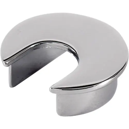 Metal Cable Grommet, One-Piece, Round, diameter 40 mm For workplace organization, Chrome polished, with 20 x 25 mm opening polished, chrome plated Metal Cable Grommet, One-Piece, Round, diameter 40 mm For workplace organization, Chrome polished, with 20 x 25 mm opening polished, chrome plated