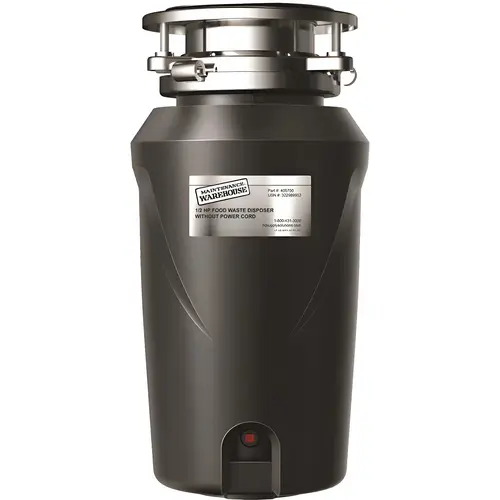 Maintenance Warehouse 1/2 HP Direct Wire Garbage Disposer Maintenance Warehouse 1/2 HP Direct Wire Garbage Disposer