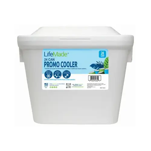 Foam Cooler, 24-Can Capacity, 28 Qts.
