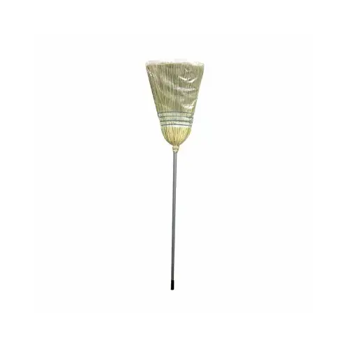 Corn Broom, Steel Handle
