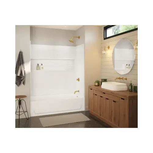 Bathtub Surround 60" H X 30" W X 60" L White White Bathtub Surround 60" H X 30" W X 60" L White White