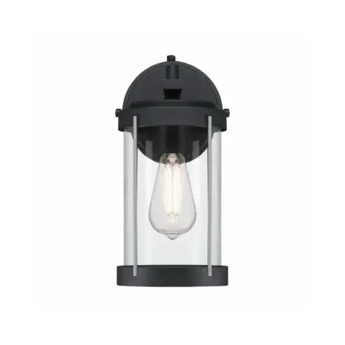 Kezia 1 Light Outdoor Wall Fixture, Two-Tone Textured Black Kezia 1 Light Outdoor Wall Fixture, Two-Tone Textured Black