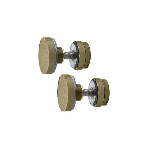 Brushed Bronze Track Holder Fittings for Fixed Panel - 2/Pk Brushed Bronze Track Holder Fittings for Fixed Panel - 2/Pk