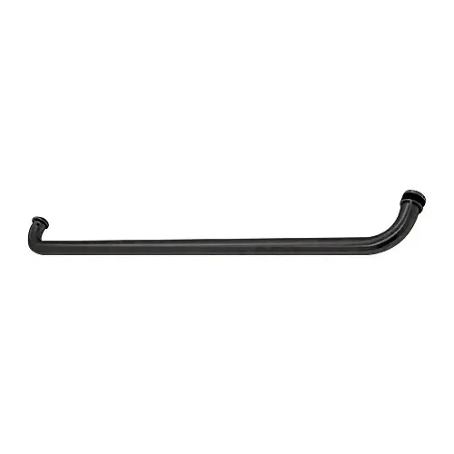 Matte Black 28" Cross Bar Pull Handle for 4" x 10" Center Locks Matte Black 28" Cross Bar Pull Handle for 4" x 10" Center Locks
