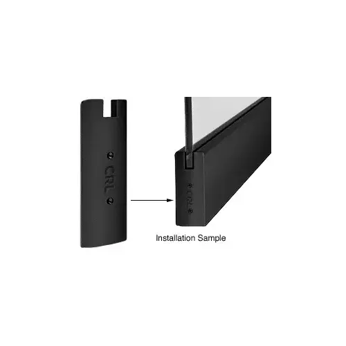 Matte Black 6" Square End Cap for Sidelite Rails Matte Black 6" Square End Cap for Sidelite Rails