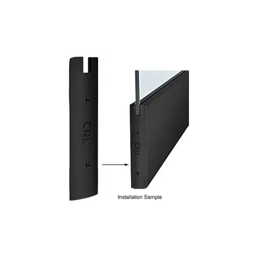 Matte Black 10" Square End Cap for Sidelite Rail Matte Black 10" Square End Cap for Sidelite Rail