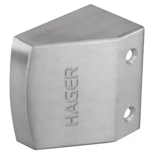 Hager 003424 4500/4600 End Cap Replacement Pack Satin Chrome Finish